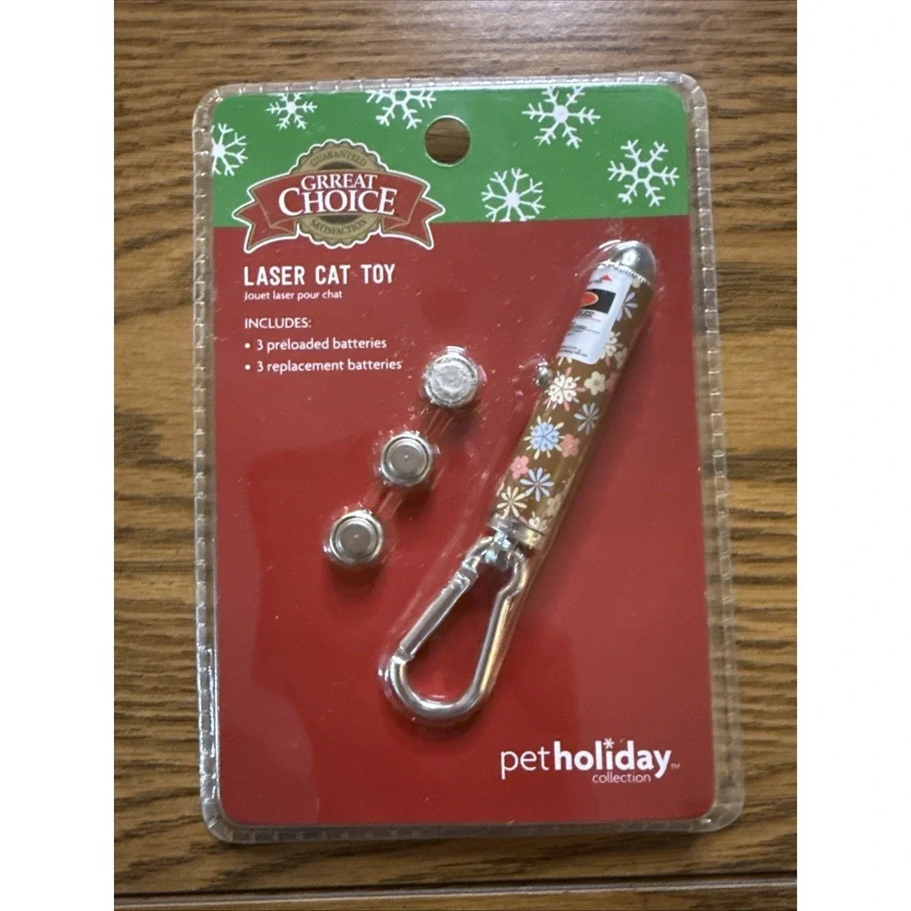 Cat Laser Toy, New, Holiday, Batteries Included, Christmas